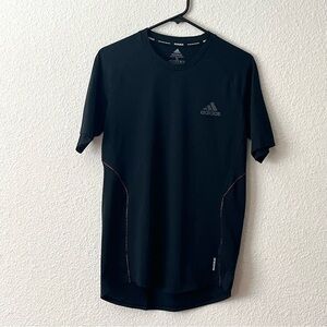 Adidas PrimeBlue Crew Neck Short Sleeve Tee Black Running Mens Size S